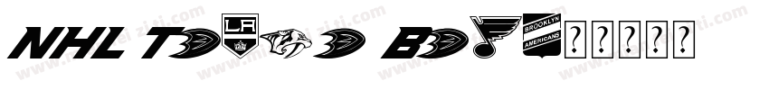 NHL Tampa Bay字体转换